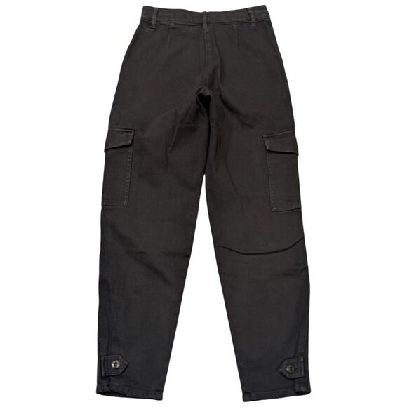 ARITZIA Wilfred Free Modern Cotton Cargo Pants High Rise Black Women’s Size 2 - Picture 3 of 7